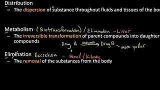 Pharmacokinetics 5  Excretion [upl. by Mann]