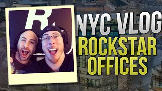 Rockstar Games Office Visit  NYC Vlog Swiftor amp Garrett [upl. by Harias]