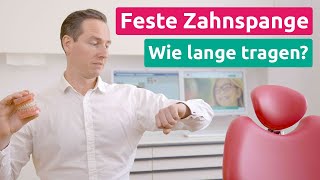 Feste Zahnspange Wie lange muss sie getragen werden KFO1  Praxis Dr Schmidt [upl. by Neleh77]