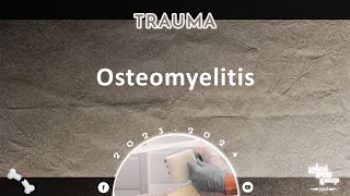 L4 part 1Osteomyelitis PT Orthopedics [upl. by Einner]