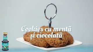 Rețetă Cookies cu mentă şi ciocolată [upl. by Ruhtracm977]