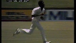 Very fast bowling  Michael Holding at Brisbane 1979 [upl. by Rennoc]