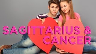 Are Cancer amp Sagittarius Compatible  Zodiac Love Guide [upl. by Cresida762]