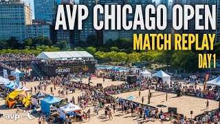 Ta Crabb Sander vs HarrisonMiller  2024 AVP Chicago Open  Friday  Court 1 [upl. by Inajar]