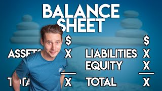 The BALANCE SHEET for BEGINNERS Full Example [upl. by Jueta]