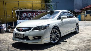 Catback exhaust system on a Honda Civic [upl. by Yendirb768]