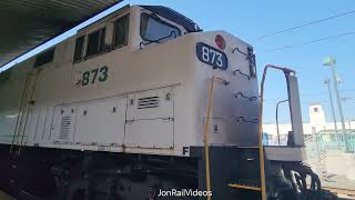 9224 Pre Metrolink VC Line with Metrolink F59PHR SCAX 873 at LAUPT1 [upl. by Rutra707]