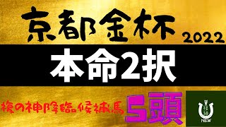 【京都金杯2022】本命は2択です [upl. by Edac]