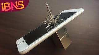 Super strong neodymium magnet vs iPhone 6 what happens [upl. by Fini727]