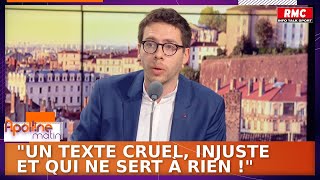 quotUn texte cruel injustequot  Hadrien Clouet député LFI sindigne de la réforme du chômage [upl. by Shanon]