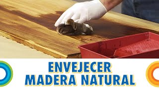 Envejecer madera natural Bricocrack [upl. by Eirrab]