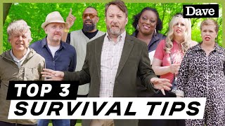 David Mitchells TOP 3 Survival Tips  Outsiders  Dave [upl. by Ecitnirp]