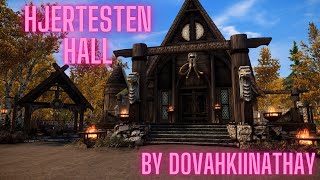 SE Hjertesten Hall  Player Home and Settlement WIP by Dovahkiinathay [upl. by Ronn]