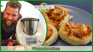 Pizzaschnecken  Thermomixrezepte aus dem Wunderkessel [upl. by Pettit]