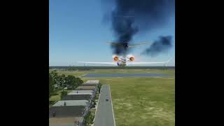 Cessna Citation X Crash Failed engine 1 and 2  failed landing gear [upl. by Zaller]