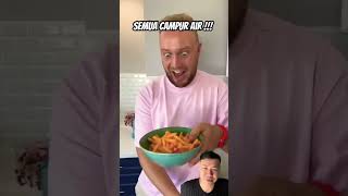 Semua campur air funny comedy prank family water soap wash plate [upl. by Ahseyd]