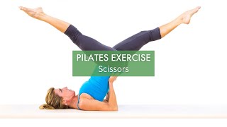 Pilates Exercise Scissors  Pilates Anytime [upl. by Drallim]