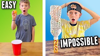 50 EASY vs 1 IMPOSSIBLE Trick Shots [upl. by Artus287]