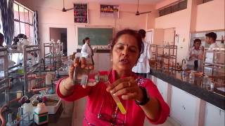 Chromyl chloride test in Lab by Seema Makhijani [upl. by Millicent]