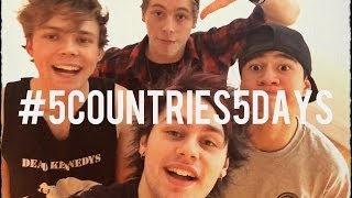 5Countries5Days Food Challenge  5 Seconds of Summer [upl. by Kcirdek]