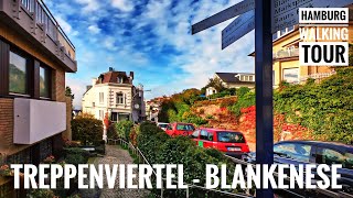 Treppenviertel Blankenese 4K UHD  Hamburg Walking Tour [upl. by Nairred]