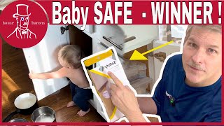 Quick And Easy Cabinet Locks To Keep Kids Safe Kitchen amp Bath Safety [upl. by Layla]