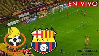 COBRESAL vs BARCELONA SC EN VIVO COPA LIBERTADORES 2024 FECHA 1 FASE DE GRUPOS [upl. by Nnylram]