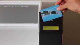 Starting Laundry Machines with a Laundry Card [upl. by Denise]