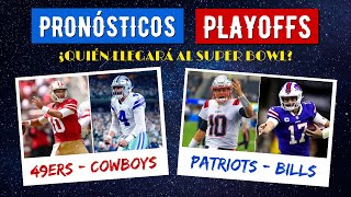 PRONÓSTICOS PLAYOFFS  ¿QUIÉN LLEGARÁ AL SUPER BOWL [upl. by Lerrehs]