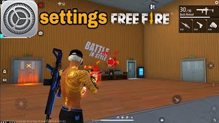 My settings ⚙️ HUD  DPI 🖤 Free Fire PC HeadShot 100🔥 [upl. by Eiliah147]