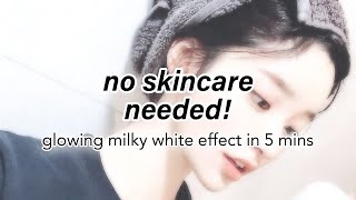 NO SKINCARE NEEDED ⚘ 🙶instant glowy white skin by listening to this🙸 [upl. by Idel60]