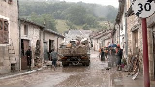 Des inondations dévastatrices en HauteMarne [upl. by Madel]