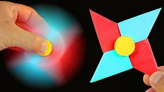 How To Make A Paper Fidget Spinner WITHOUT BEARINGS [upl. by Nahtanoj]