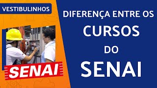 Qual a diferença entre cursos do SENAI  Cursos Técnicos Aprendizagem Industrial Faculdade [upl. by Bromleigh]