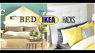 DIY IKEA Bed Hacks  Malm Edition Ideas amp Inspiration [upl. by Bride]