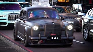 Mercedes Ponton with a C63 AMG Engine LOUD Accelerations in London [upl. by Bank986]