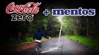 Reto Polinesio con Mentos  Coca Cola Light Zero and Mentos Diet Coke [upl. by Bertle28]