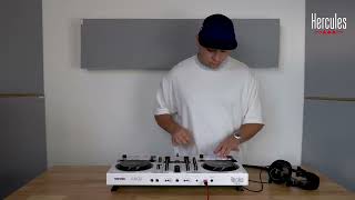 Matsu performs with limited edition Hercules DJControl Inpulse 500 White Edition controller [upl. by Acnayb]