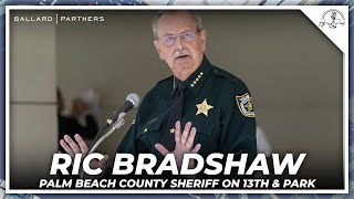 quotLets Talkquot with Sheriff Ric Bradshaw  13th amp Park [upl. by Yrehcaz]