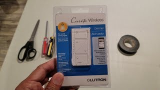 Installing Caseta In Wall Dimmer Switch for a Beginner  DIY  Single Pole [upl. by Bobette594]