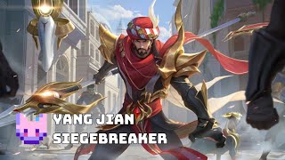 Honor of Kings Siegebreaker Yang Jian Skin  Rare Limited [upl. by Ralaigh157]