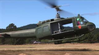 25th UH 1H Takeoffs and Landings [upl. by Noelle]