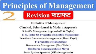 2 Principle of Management 14 principles of Management Hawthorne Experiment Fayols weber elton [upl. by Ikram]