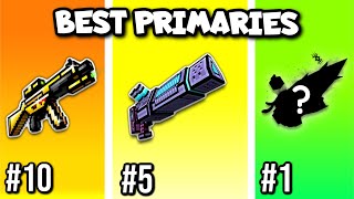 Top 20 BEST PRIMARY Weapon In Pixel Gun 3D [upl. by Sucerdor]