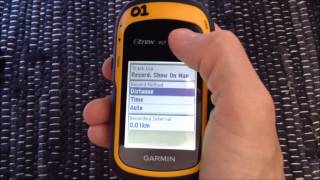 Garmin eTrex10 GPS  Recording Tracks [upl. by Vinson]