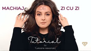 MACHIAJ DE ZI CU ZI  cu Alexandra Turkoane [upl. by Ditter]