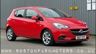 2017 17 Vauxhall Corsa 14 75 ecoFLEX Energy 5dr AC  39k miles for sale rostonparkmotors [upl. by Leahcimauhsoj]