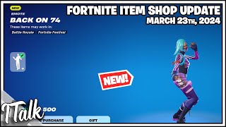 NEW BACK ON 74 EMOTE Fortnite Item Shop March 23rd 2024 Fortnite Chapter 5 [upl. by Charmine]