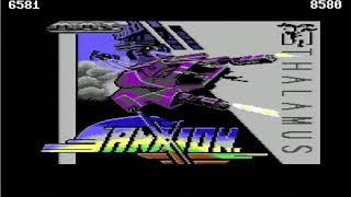 Rob Hubbard  Sanxion Commodore 64 Loader Tune REAL c64 full loading sequence off tape for nostalgia [upl. by Walther]