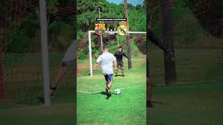 Recriando gols históricos PT5 shorts futebol realmadrid [upl. by Tihor]